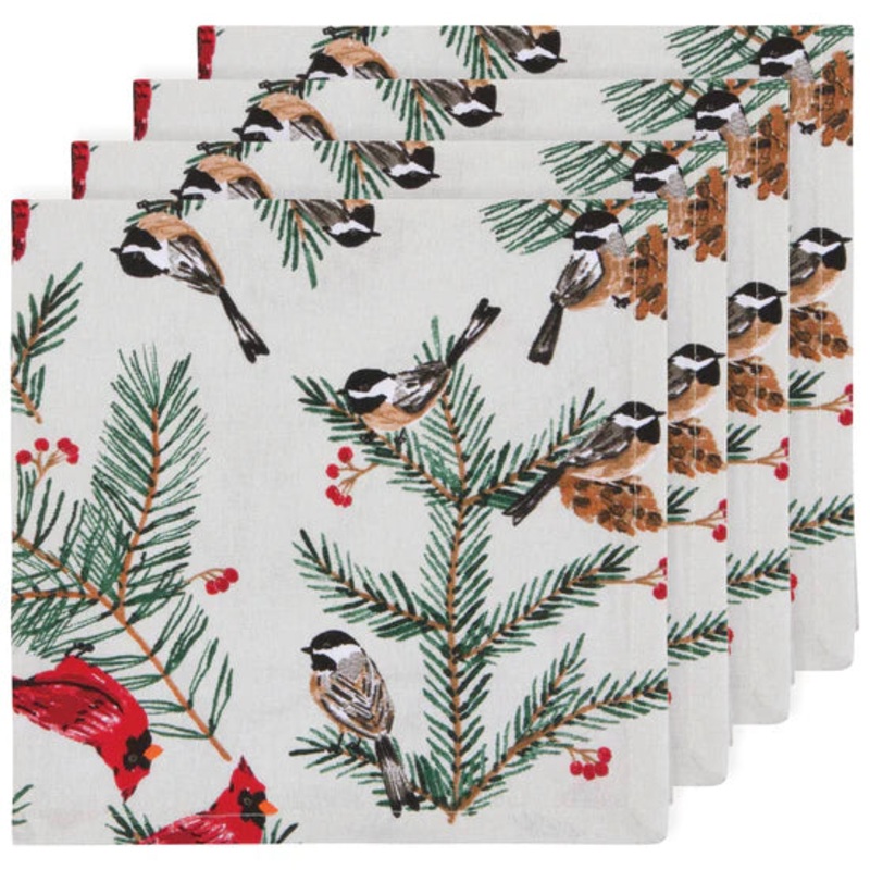 Napkin Set - Birds & Boughs