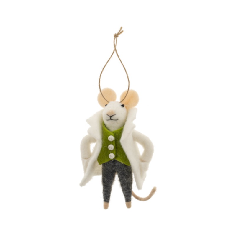 Peacoat Parker Mouse Ornament