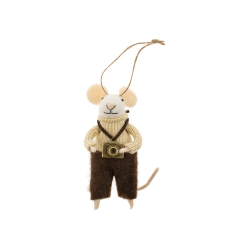 Photographer Philip Mouse Ornament