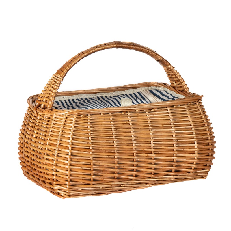 Picnic Basket with Cooler Lining