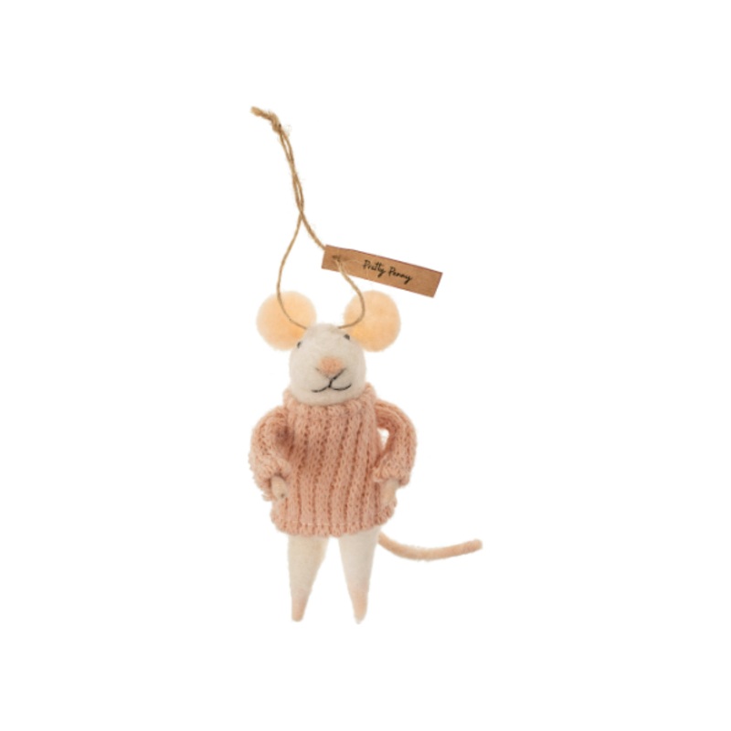 Pretty Paulina Mouse Ornament