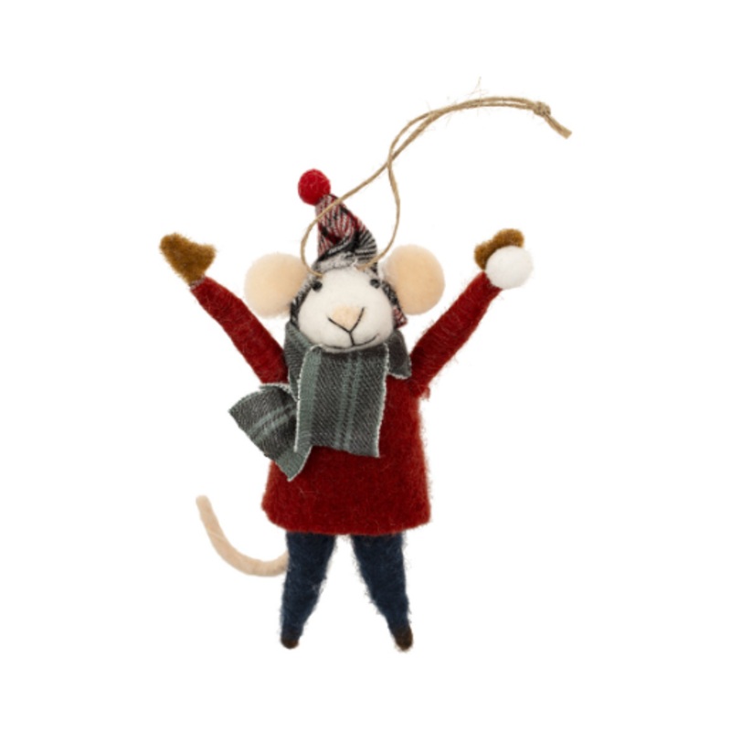 Snowball Spencer Mouse Ornament