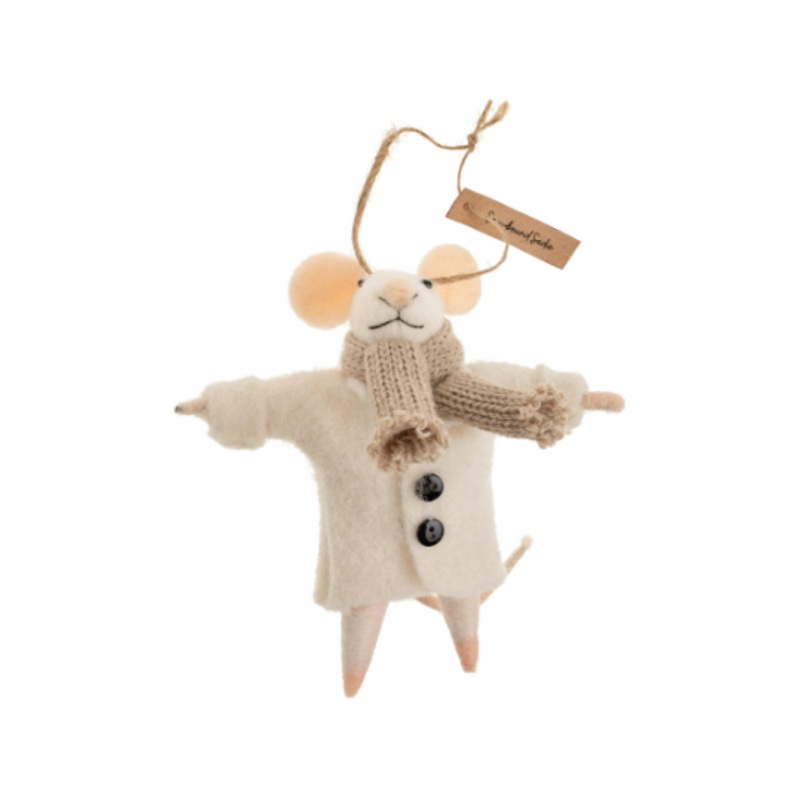 Snowbound Sadie Mouse Ornament