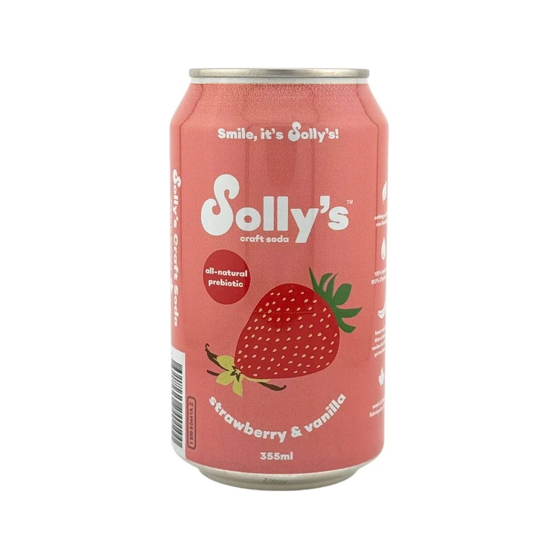 Solly's Strawberry Vanilla Soda