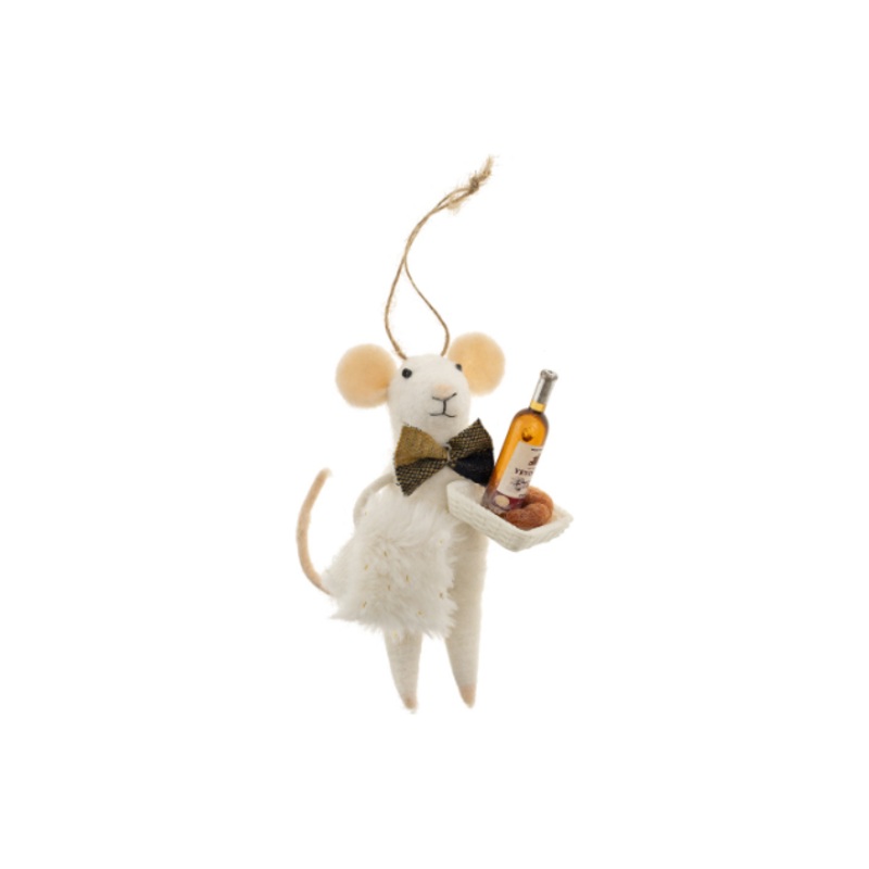 Sommelier Mouse Ornament