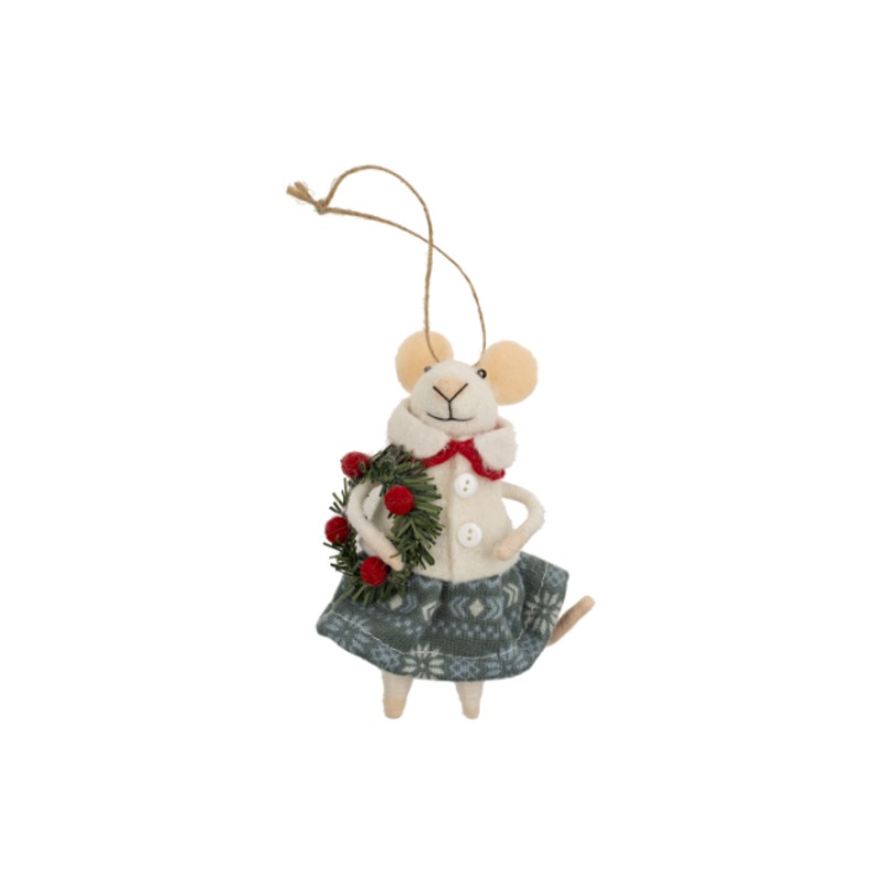 Traditional Tabitha Mouse Ornament