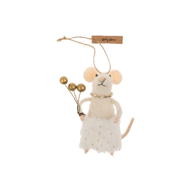 Wintry Winnie Mouse Ornament