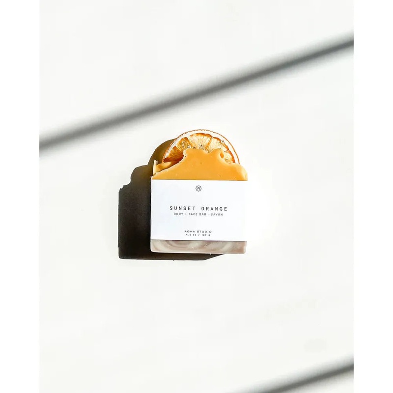 Agha Sunset Orange Body + Face Bar