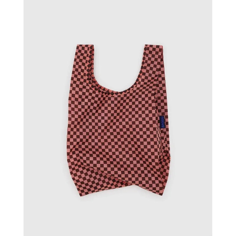 Baby Baggu - Pink Brown Check