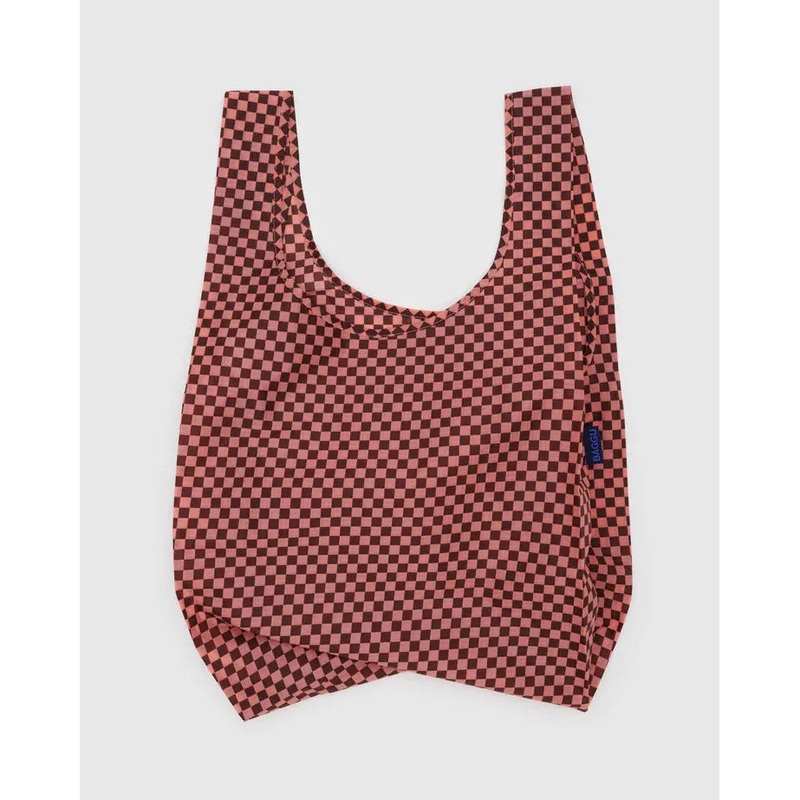Baggu - Pink Brown Check