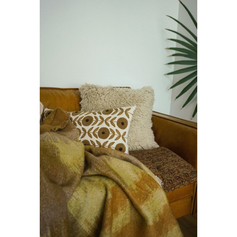 Blossom Embroidered Pillow