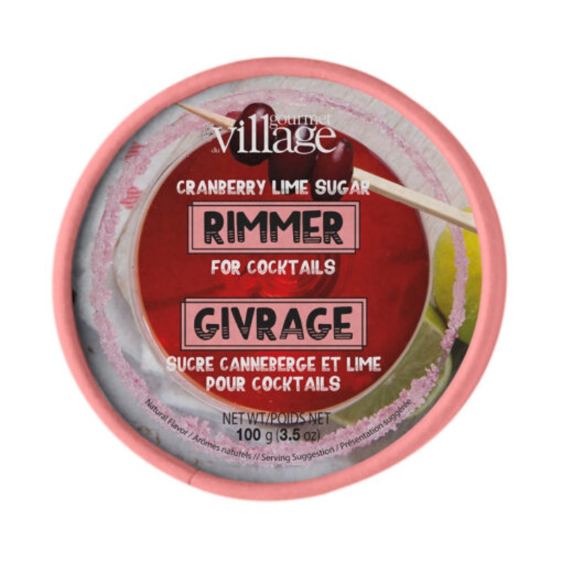 Cranberry Lime Sugar Rimmer Tin