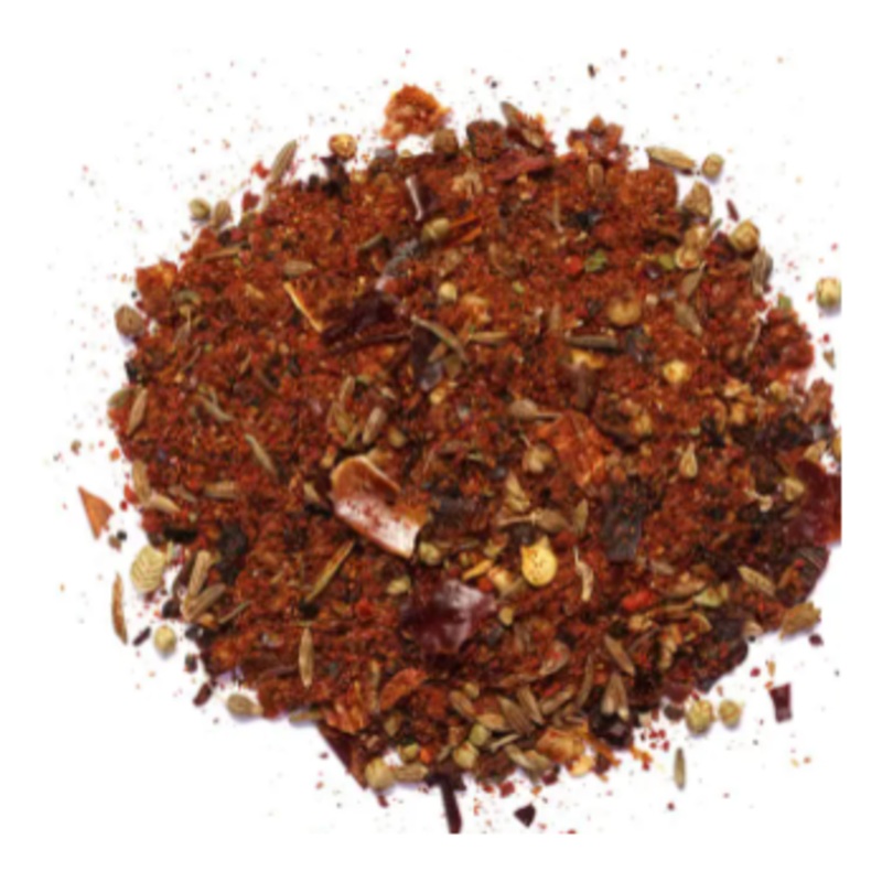 Hot and smoky chili spices