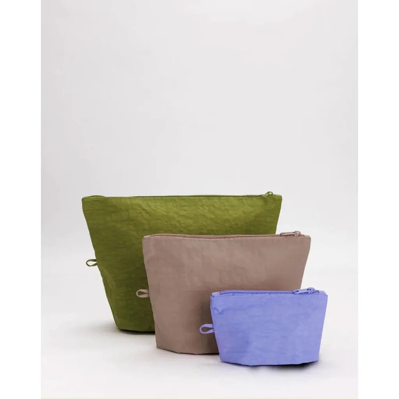 Baggu Go Pouch Sets - Nettle