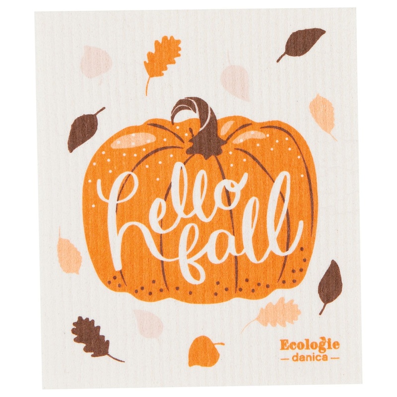 Swedish Dishcloth - Hello Fall