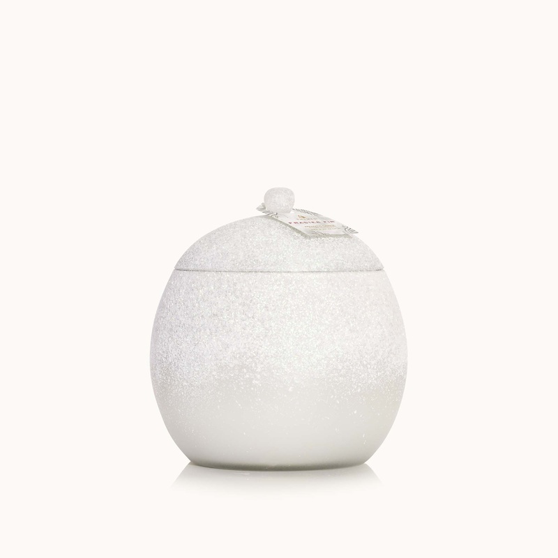Frasier Fir Novelty Statement Candle Flocked