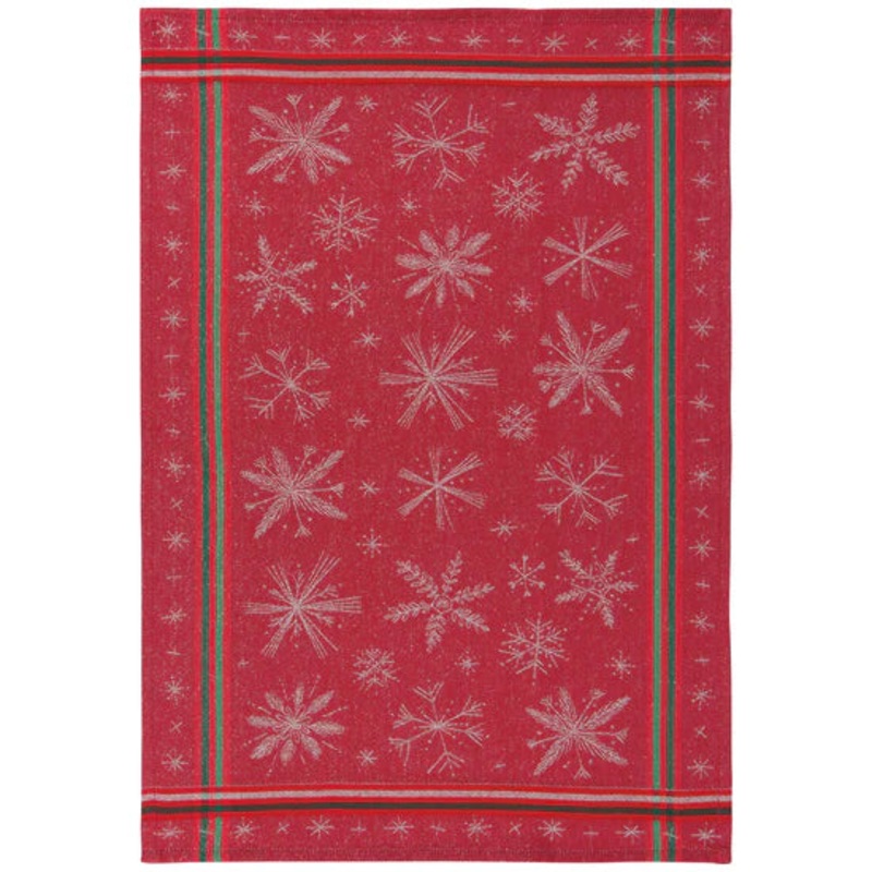Jacquard Tea Towel - Snowflakes