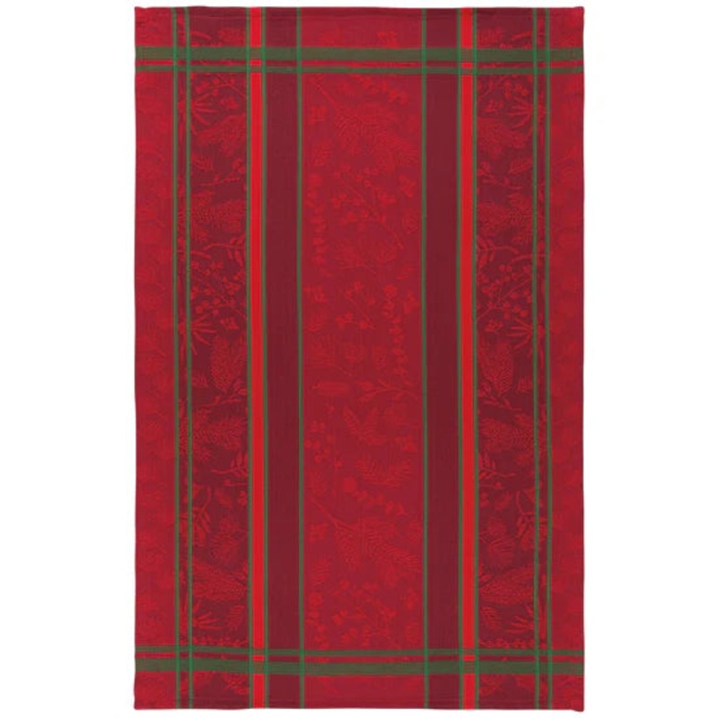 Jacquard Tea Towel - Winterberry