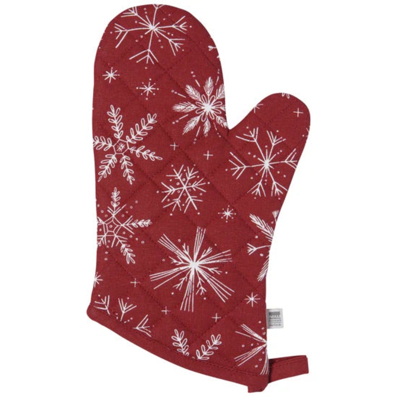 Oven Mitts - Snowflakes