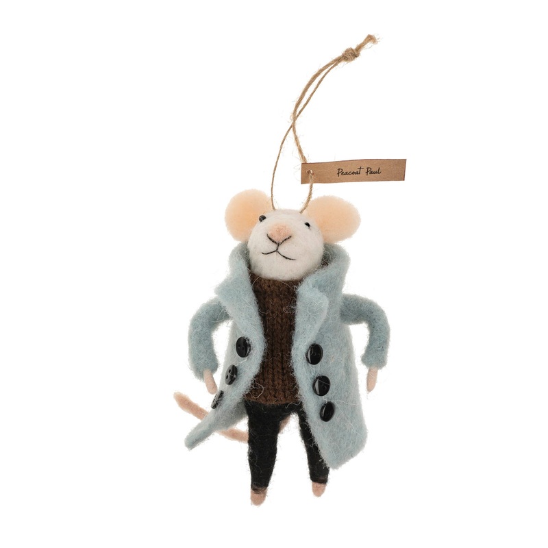 Peacoat Paul Mouse Ornament