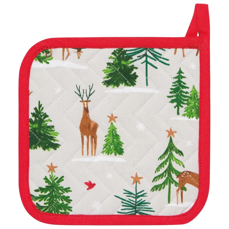 Pot Holder - Santa's Reindeer