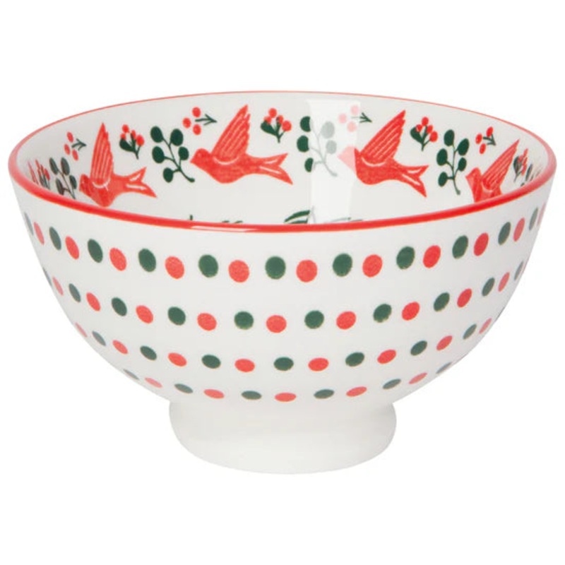 Small Stamped Bowl - Winterberry