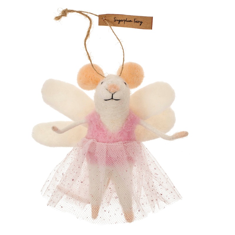 Sugarplum Fairy Mouse Ornament