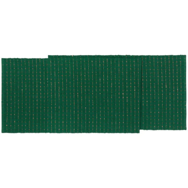 Table Runner - Ribbed Green Copper