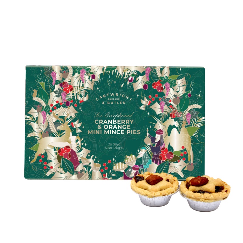 Cartwright & Butler Cranberry & Orange Mini Pies
