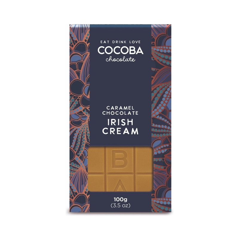 Cocoba Boozy Irish Cream Chocolate Bar