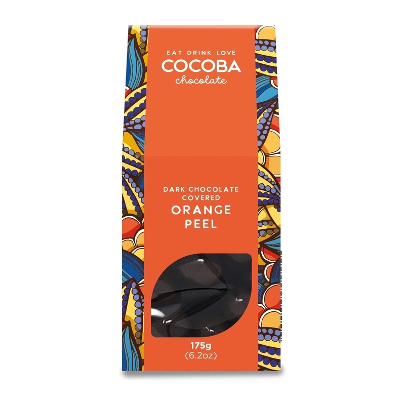 Cocoba Dark Chocolate Covered Orange Peel