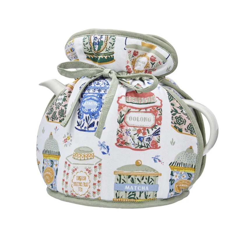 Fitted Tea Cosy - Tea Tins