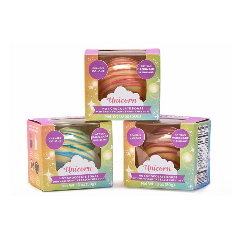 Unicorn Colour Surprise Hot Chocolate Bombe