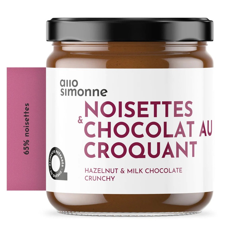 Allo Simmone Crunchy Milk Chocolate Hazelnut Spread
