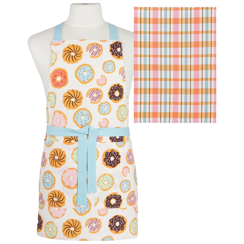 Apron & Dishtowel Set/2 - Donuts