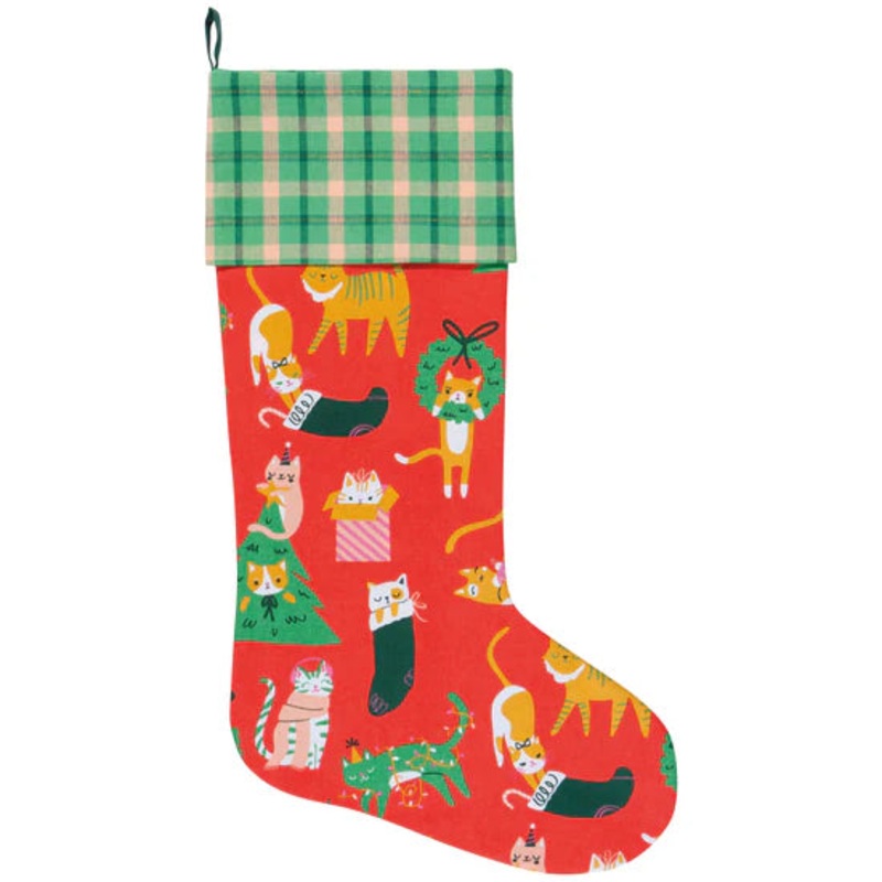 Christmas Stocking Let it Meow