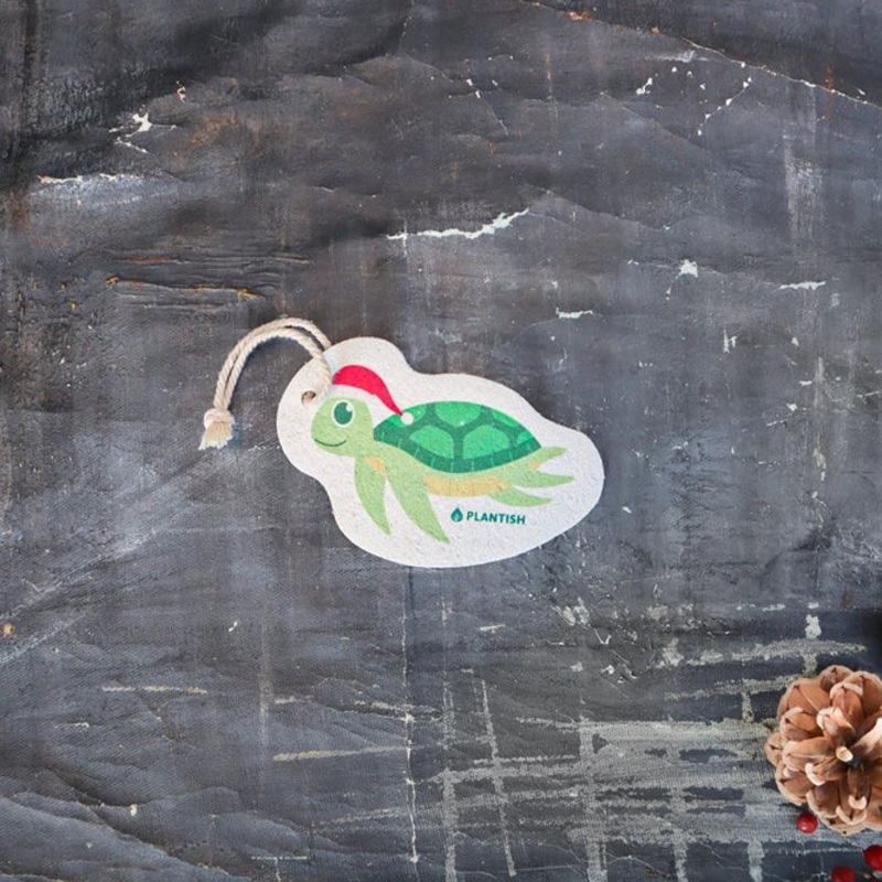 Holiday Turtle Pop Up Sponge