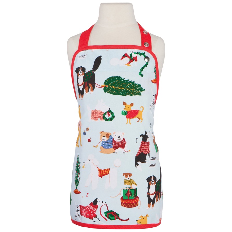 Kids Apron - Holiday Hounds