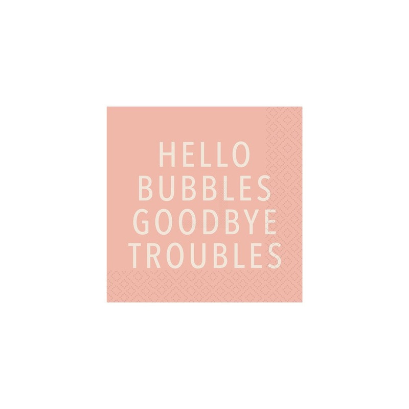 Paper Cocktail Napkins - Bubbles