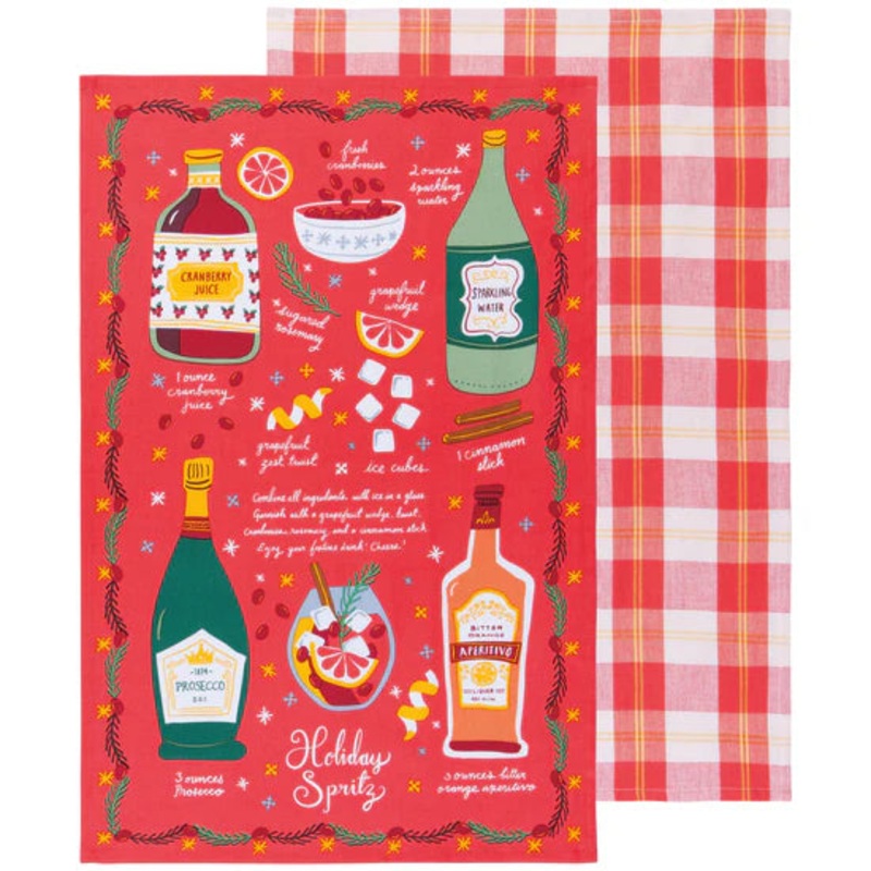 Tea Towel Set - Holiday Spirits