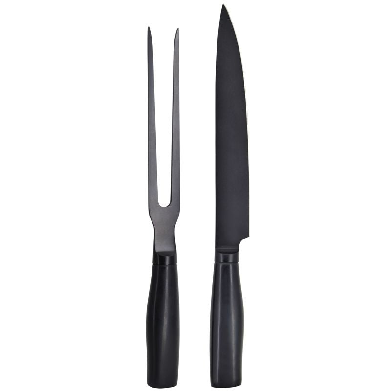Black Carving Set