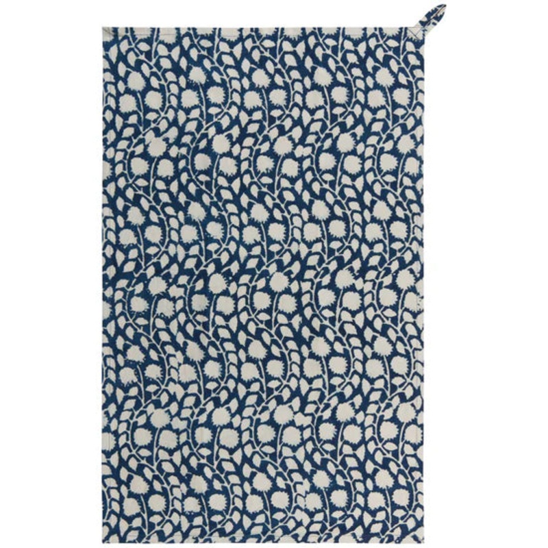 Block Print Tea Towel - Vinebloom