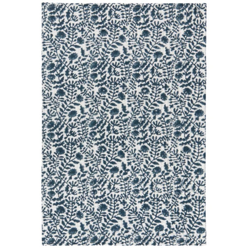 Block Print Waffle Tea Towel- Jasmine