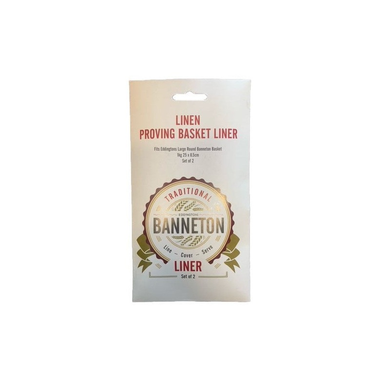 Linen Proving Basket Liner - 1kg round