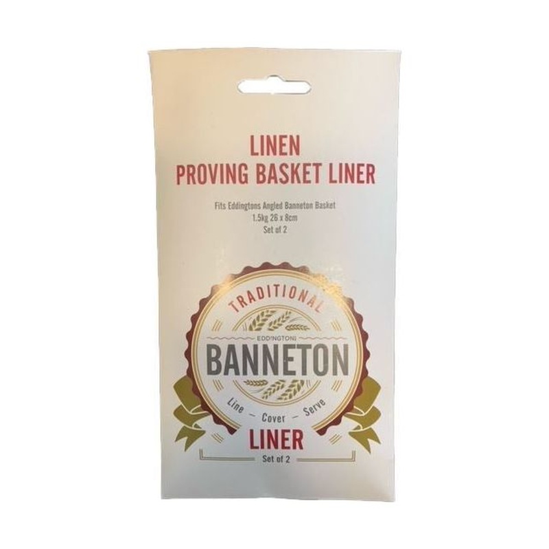 Linen Proving Basket Liner - round 1.5kg