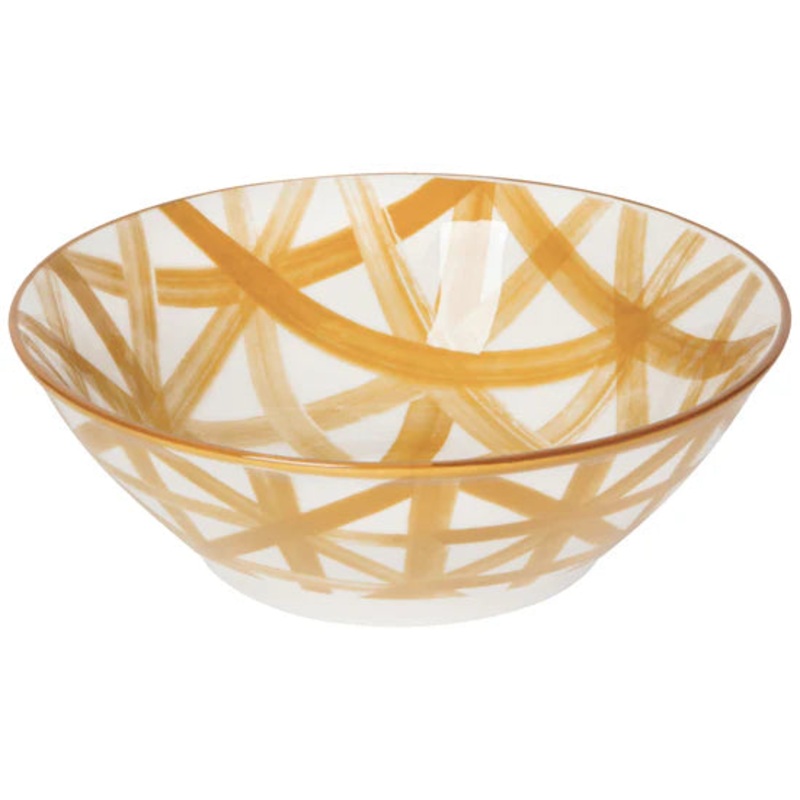 Medium Bowl - Crosshatch