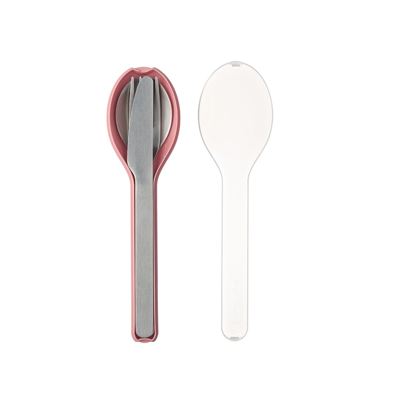Mepal Travel Cutlery Set - Pink