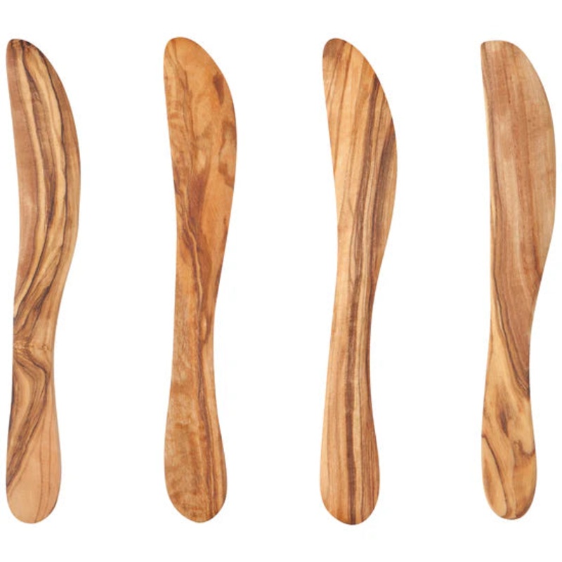 Olive Wood Spreaders Set/4