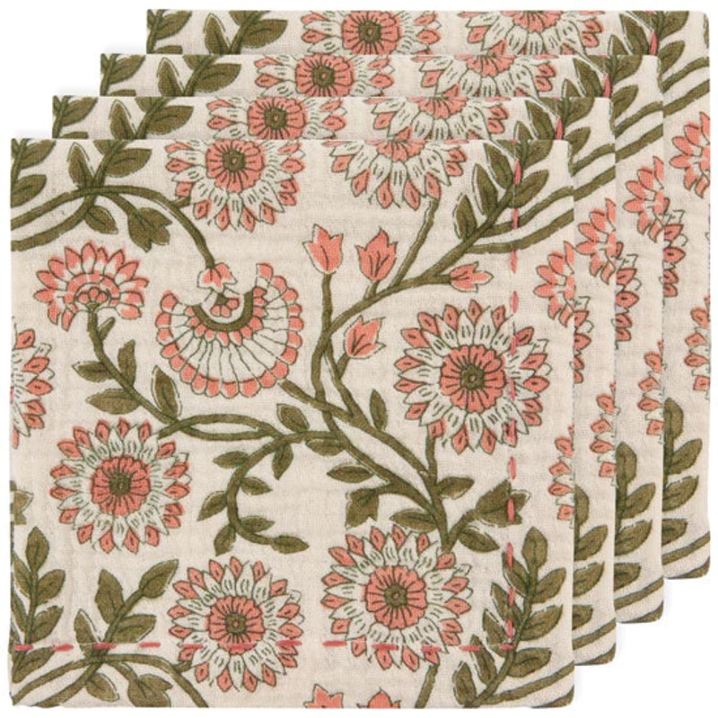 Thicket Kantha Double Weave Napkins Set