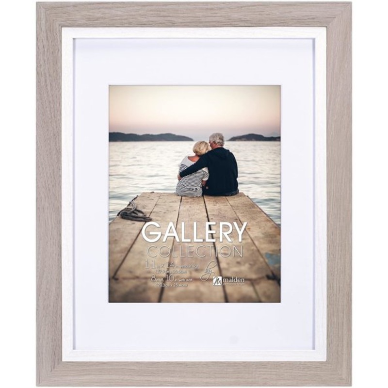 White & Beige Picture Frame 8x10 / 11x14
